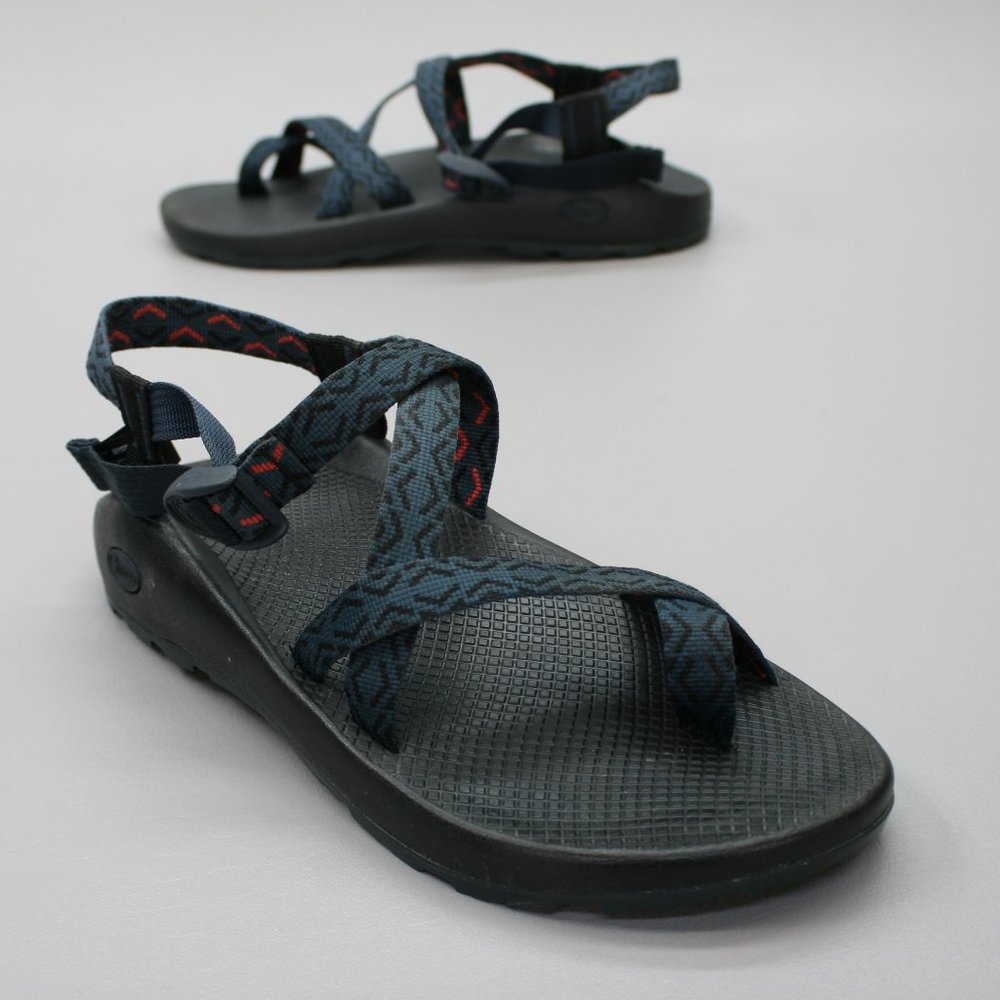 Chaco Men's 13 Z/2-Classic Stepped Z2 Blue Hiking Toe-loop Strap Sandals J106171